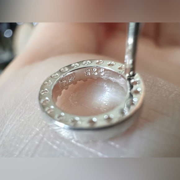 Michael Hill 925 Sterling Silver Circle Stud Earrings - Picture 8 of 8